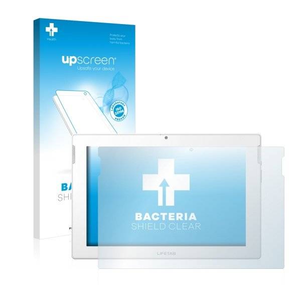 upscreen Bacteria Shield Clear Premium Displayschutzfolie für Medion Lifetab S10345 (MD99042)
