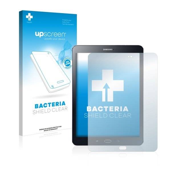 upscreen Bacteria Shield Clear Premium Displayschutzfolie für Samsung Galaxy Tab S2 9.7