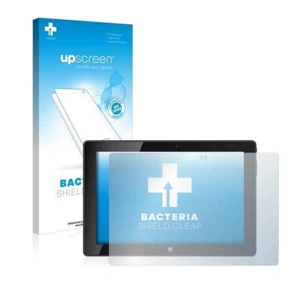 upscreen Bacteria Shield Clear Premium Displayschutzfolie für Mediacom WinPad 10.1 W101 3G