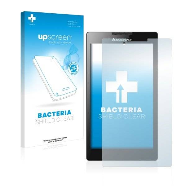 upscreen Bacteria Shield Clear Premium Displayschutzfolie für Lenovo Tab2 A7-30H (Kamera links)