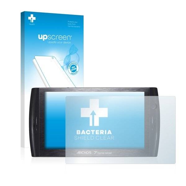 upscreen Bacteria Shield Clear Premium Displayschutzfolie für Archos 7 home tablet