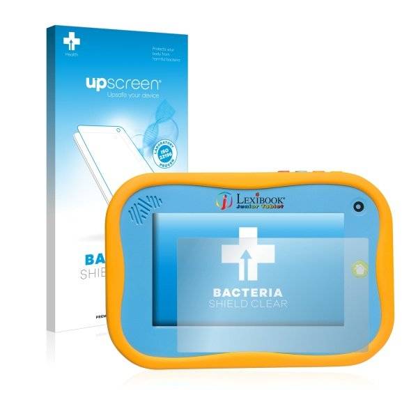 upscreen Bacteria Shield Clear Premium Displayschutzfolie für Lexibook Junior Tablet 2