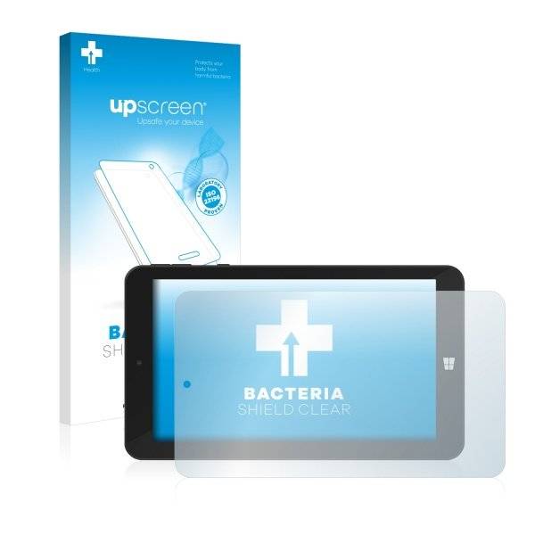 upscreen Bacteria Shield Clear Premium Displayschutzfolie für TrekStor SurfTab Wintron 7.0