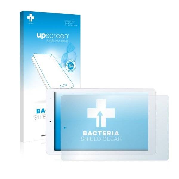 upscreen Bacteria Shield Clear Premium Displayschutzfolie für Mediacom SmartPad 10.1 iPro 3G