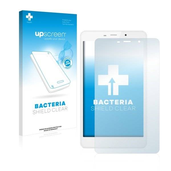 upscreen Bacteria Shield Clear Premium Displayschutzfolie für Cube T8
