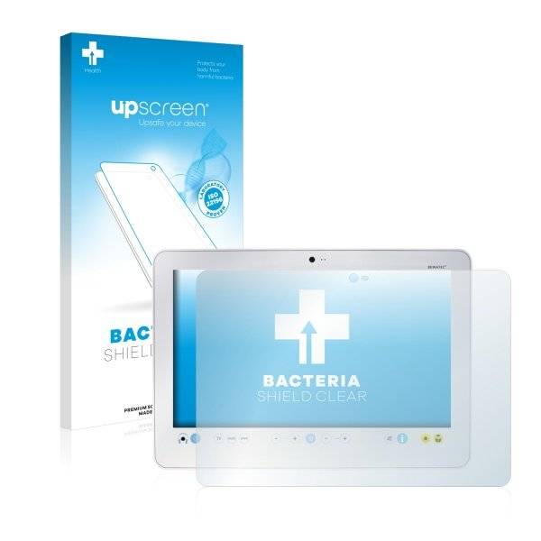 upscreen Bacteria Shield Clear Premium Displayschutzfolie für Bewatec MediStream 15