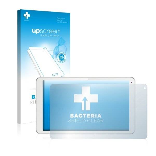 upscreen Bacteria Shield Clear Premium Displayschutzfolie für Logicom L-ement Tab 1045
