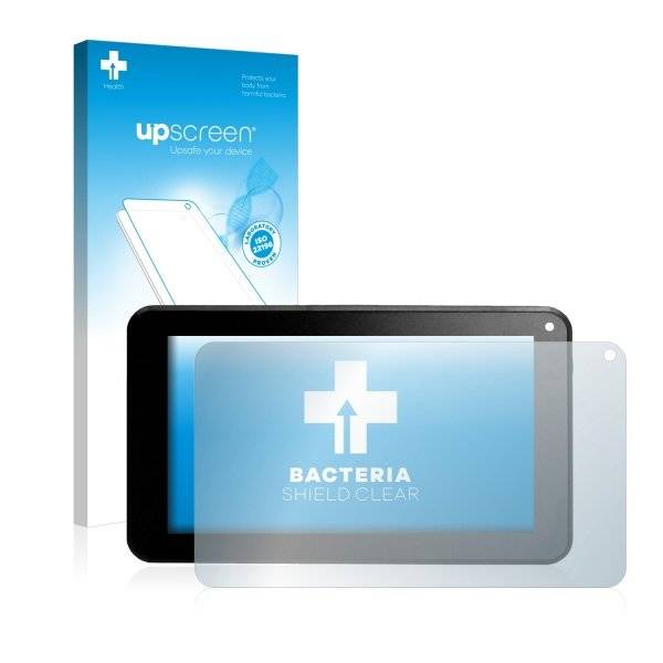 upscreen Bacteria Shield Clear Premium Displayschutzfolie für MpMan MPQC 730