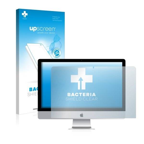 upscreen Bacteria Shield Clear Premium Displayschutzfolie für Apple iMac Retina 4K 21.5 (2017)