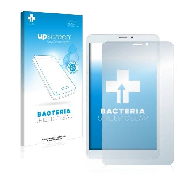 upscreen Bacteria Shield Clear Premium Displayschutzfolie für Mediacom SmartPad 8.0 S2 4G