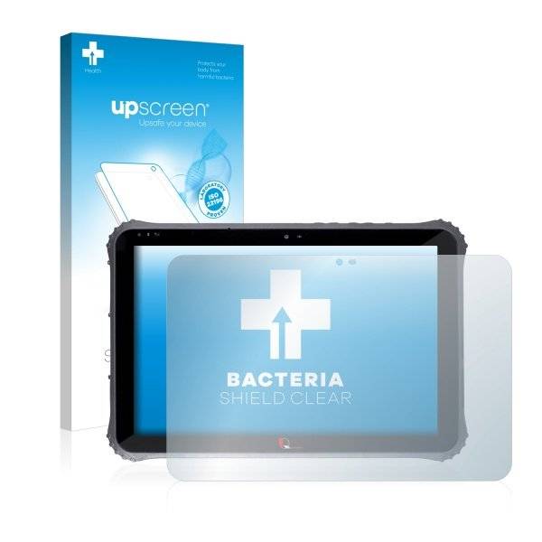 upscreen Bacteria Shield Clear Premium Displayschutzfolie für IQ Automation FlatMan TM12