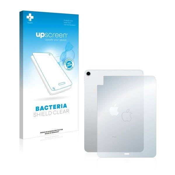 upscreen Bacteria Shield Clear Premium Displayschutzfolie für Apple iPad Pro 11 (Rückseite, 2018)