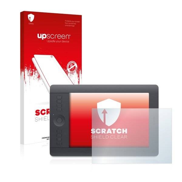 upscreen® Scratch Shield Clear Premium Displayschutzfolie für Wacom Intuos Pro M (2013)