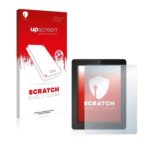 upscreen® Scratch Shield Clear Premium Displayschutzfolie für Prestigio MultiPad 4 Ultra Quad 8.0
