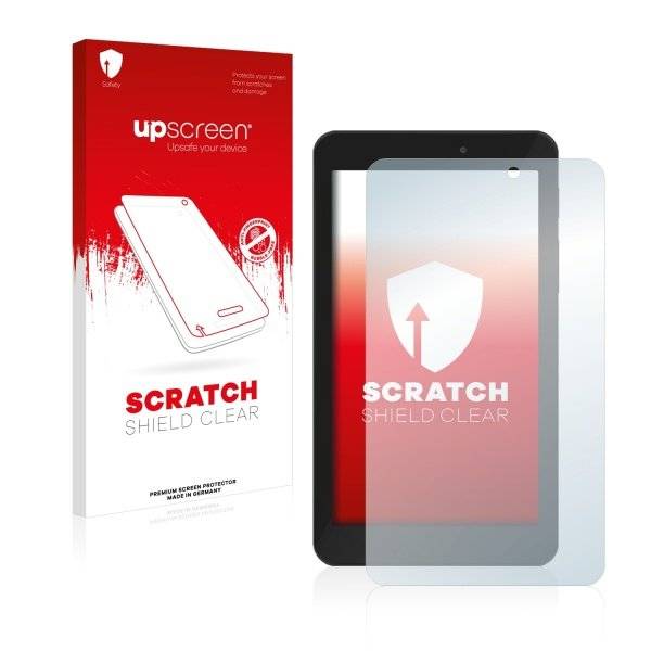 upscreen® Scratch Shield Clear Premium Displayschutzfolie für TrekStor SurfTab breeze 7.0 quad