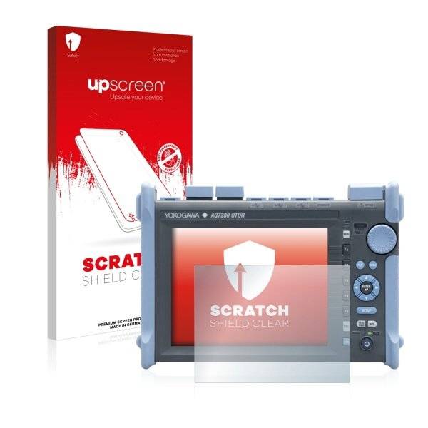 upscreen® Scratch Shield Clear Premium Displayschutzfolie für Yokogawa OTDR AQ7280