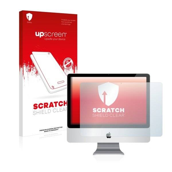 upscreen® Scratch Shield Clear Premium Displayschutzfolie für Apple iMac 24 5. Generation
