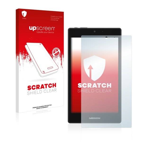 upscreen® Scratch Shield Clear Premium Displayschutzfolie für Medion Lifetab P7332 (MD 99368)