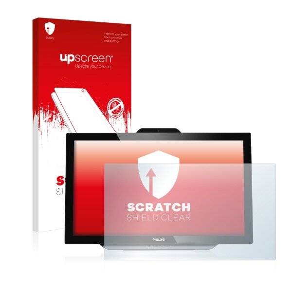 upscreen® Scratch Shield Clear Premium Displayschutzfolie für Philips 231C5TJKFU