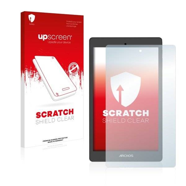 upscreen® Scratch Shield Clear Premium Displayschutzfolie für Archos 80 Oxygen