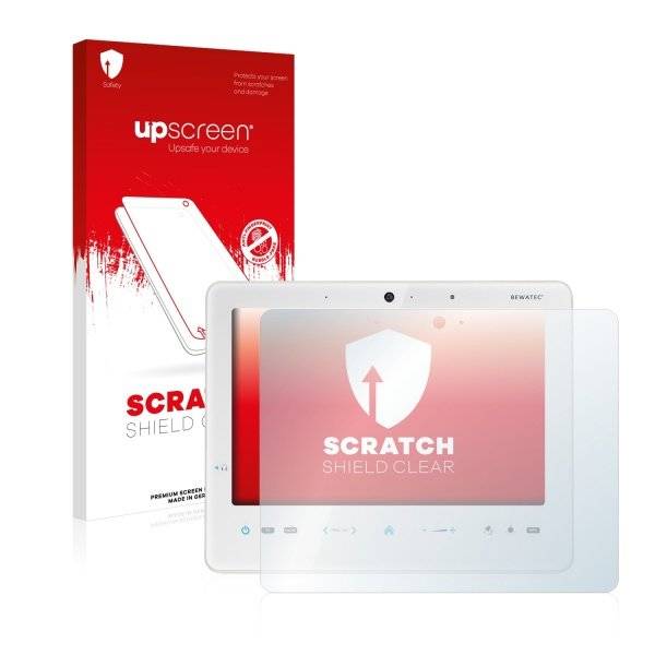 upscreen® Scratch Shield Clear Premium Displayschutzfolie für Bewatec MediPaD 10