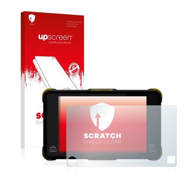 upscreen® Scratch Shield Clear Premium Displayschutzfolie für Atomos Shogun Flame