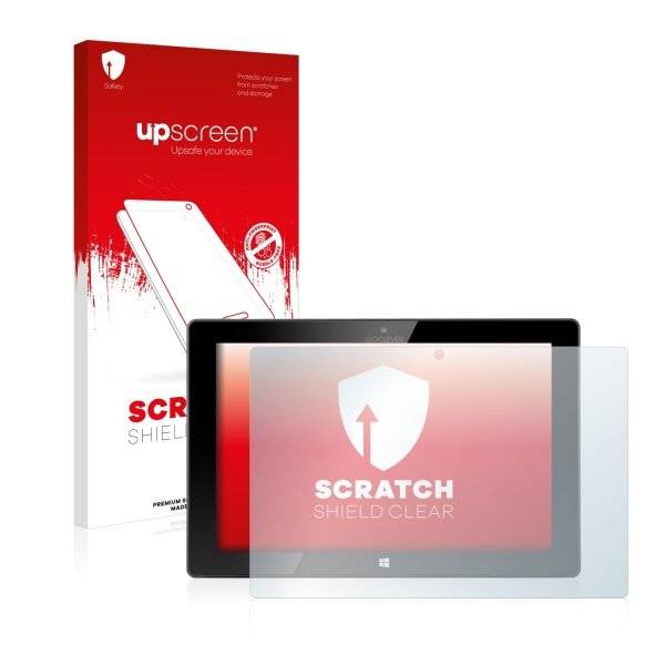 upscreen® Scratch Shield Clear Premium Displayschutzfolie für GoClever Insignia 2 1010