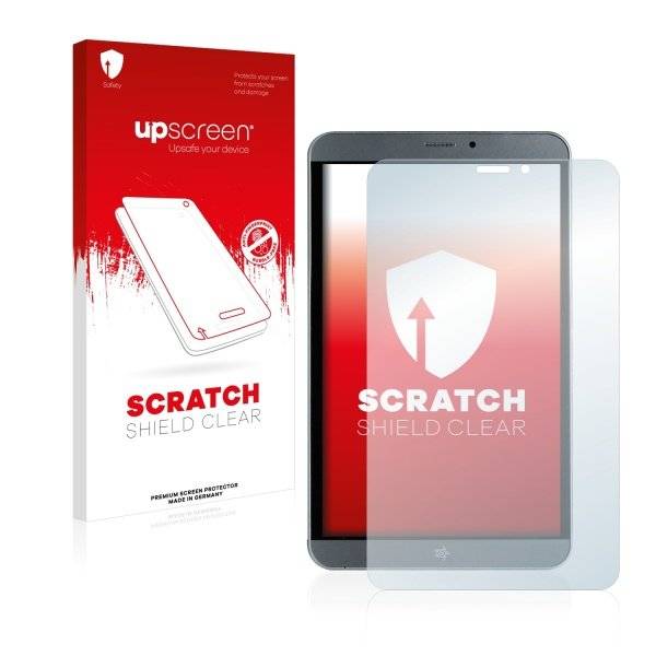 upscreen® Scratch Shield Clear Premium Displayschutzfolie für Mediacom Smartpad i2 8 M-SP8I2A