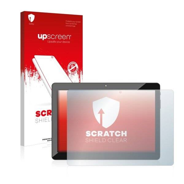 upscreen® Scratch Shield Clear Premium Displayschutzfolie für Odys Thor 10 Plus
