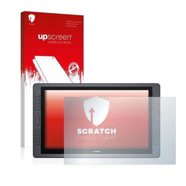 upscreen® Scratch Shield Clear Premium Displayschutzfolie für Huion Kamvas GT-221 Pro