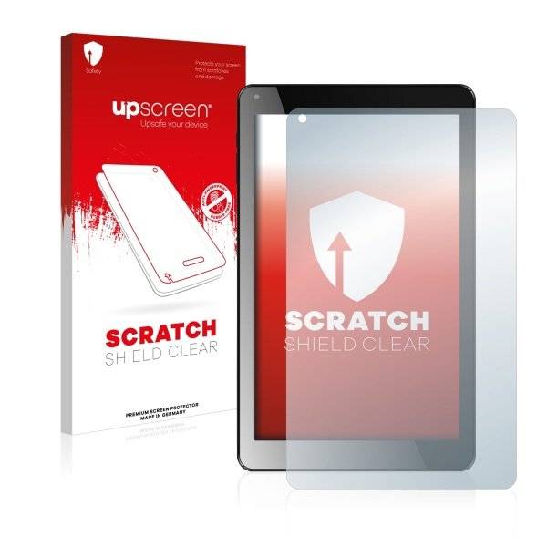 upscreen® Scratch Shield Clear Premium Displayschutzfolie für Odys Xelio HD10 Plus