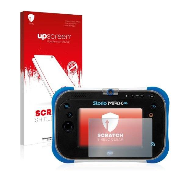 upscreen® Scratch Shield Clear Premium Displayschutzfolie für Vtech Storio Max 2.0