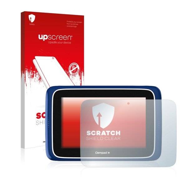 upscreen® Scratch Shield Clear Premium Displayschutzfolie für Clementoni Clempad 8 Plus