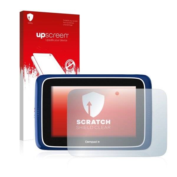 upscreen® Scratch Shield Clear Premium Displayschutzfolie für Clementoni Clempad 7.0 8