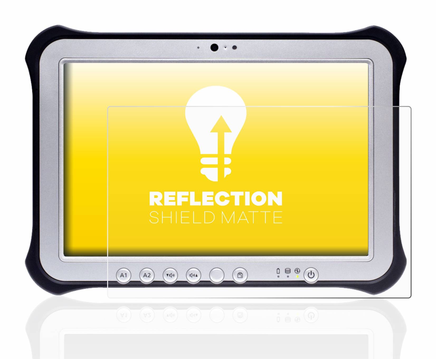 upscreen Reflection Shield Matt Schutzfolie für Panasonic Toughpad FZ-G1