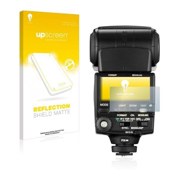 upscreen® Reflection Shield Matte Premium Displayschutzfolie für Pentax AF-540 FGZ