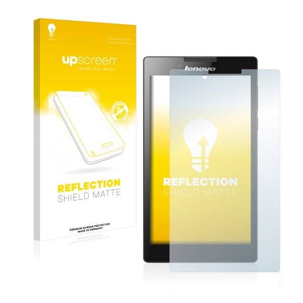 upscreen® Reflection Shield Matte Premium Displayschutzfolie für Lenovo Tab2 A7-30F (Kamera links)