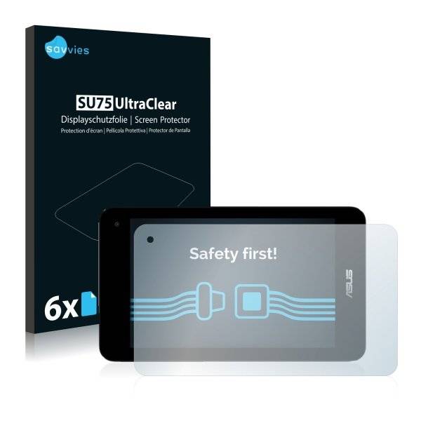 6x Savvies SU75 UltraClear Displayschutzfolie für Asus PadFone Mini 4.5 Pad PF451cl Tablet