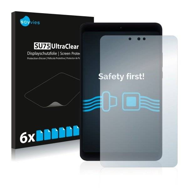 6x Savvies SU75 UltraClear Displayschutzfolie für Xiaomi Mi Pad 4