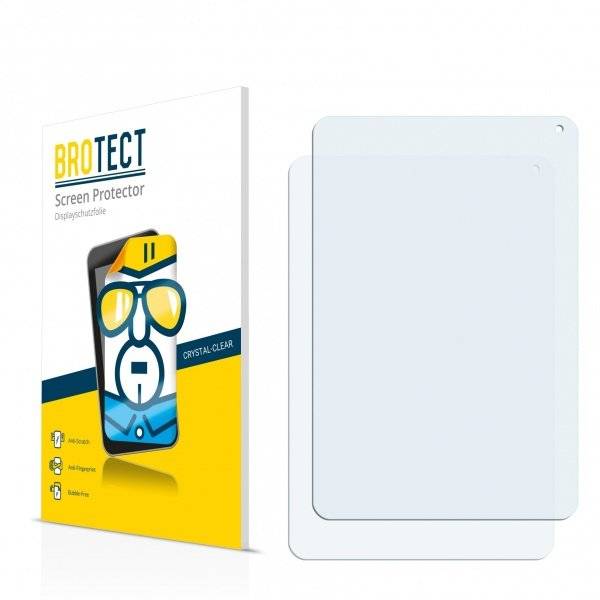 2x BROTECT® HD-Clear Displayschutzfolie für Odys Neo Quad
