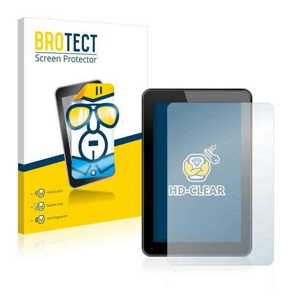 2x BROTECT® HD-Clear Displayschutzfolie für Bogo Tablet LifeStyle 10 QC BO-LF10QC