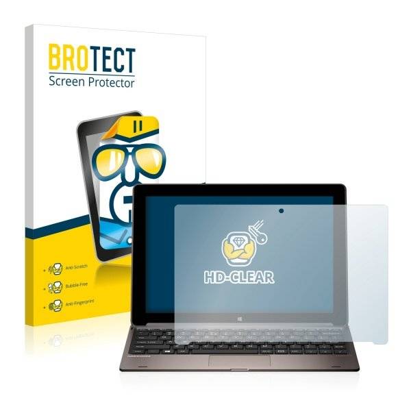 2x BROTECT® HD-Clear Displayschutzfolie für Medion Akoya S1219T (MD 99348)