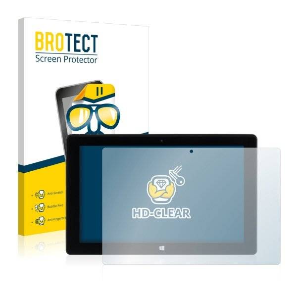 2x BROTECT® HD-Clear Displayschutzfolie für Captiva Pad 10.1 Windows (2016)