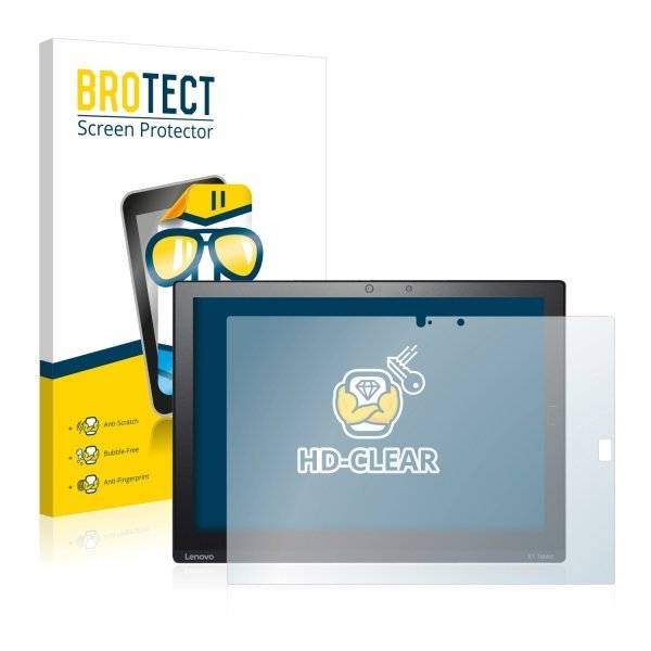 2x BROTECT® HD-Clear Displayschutzfolie für Lenovo ThinkPad X1 Tablet