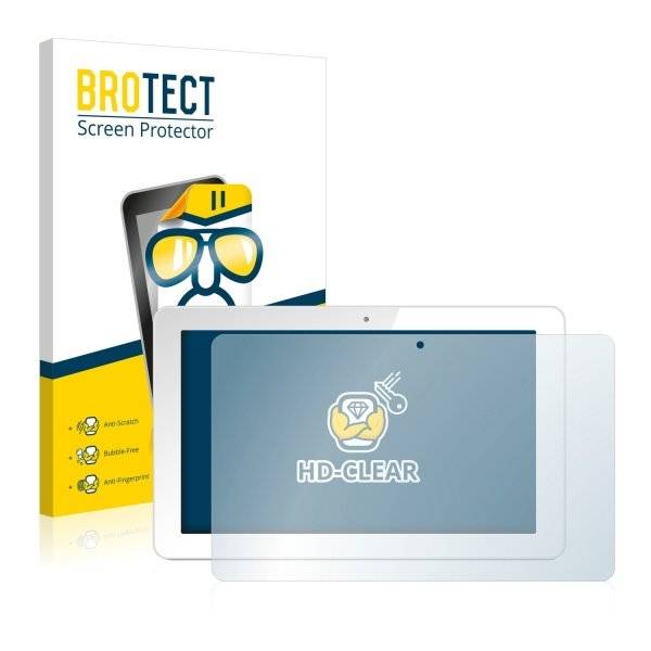 2x BROTECT® HD-Clear Displayschutzfolie für Odys Rise 10 Quad