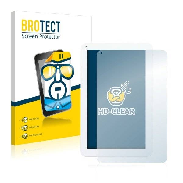 2x BROTECT® HD-Clear Displayschutzfolie für Mediacom SmartPad i10 3G M-MPI10C3G