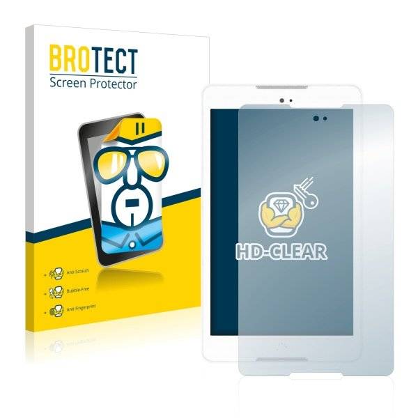 2x BROTECT® HD-Clear Displayschutzfolie für BQ Aquaris M8