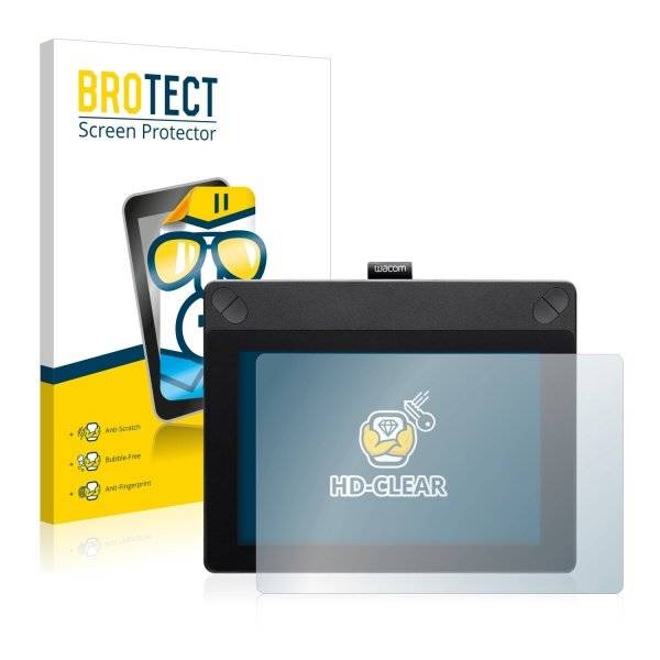 2x BROTECT® HD-Clear Displayschutzfolie für Wacom Intuos Art M CTH690AK