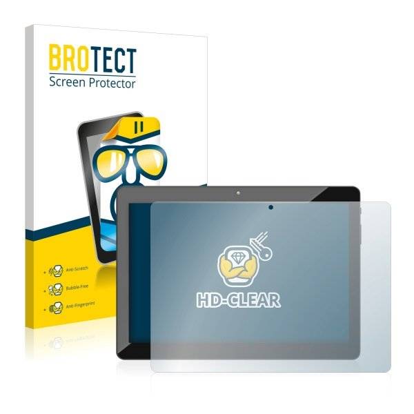 2x BROTECT® HD-Clear Displayschutzfolie für Odys Thor 10 Plus