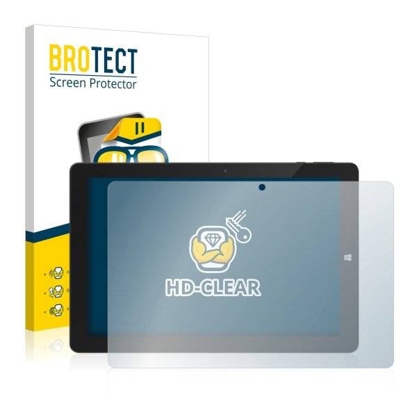 2x BROTECT® HD-Clear Displayschutzfolie für Trekstor Suftab Twin 10.1 (2017)